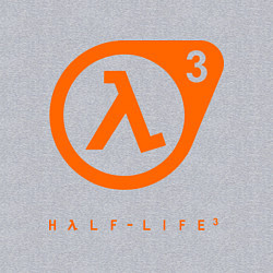 Свитшот хлопковый мужской Half-Life 3, цвет: меланж — фото 2