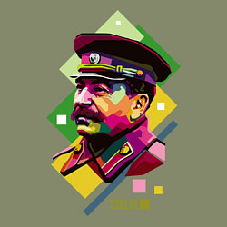 Свитшот хлопковый мужской Stalin Art, цвет: авокадо — фото 2