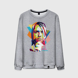 Мужской свитшот Kurt Cobain: Colors