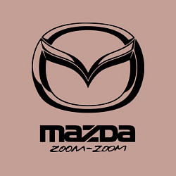 Свитшот хлопковый мужской Mazda Zoom-Zoom, цвет: пыльно-розовый — фото 2