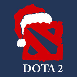 Свитшот хлопковый мужской Dota 2: New Year, цвет: тёмно-синий — фото 2