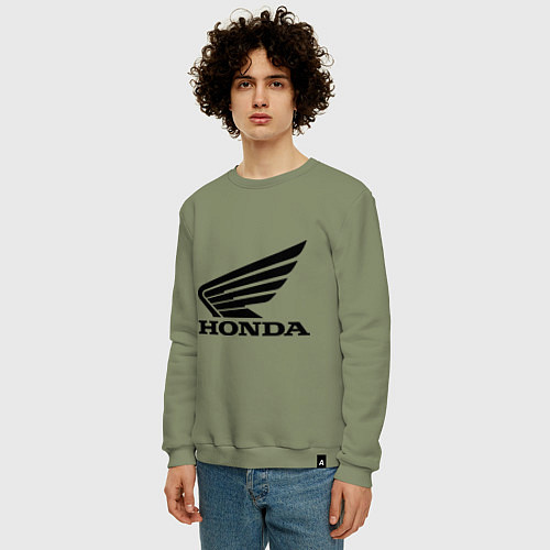 Мужской свитшот Honda Motor / Авокадо – фото 3