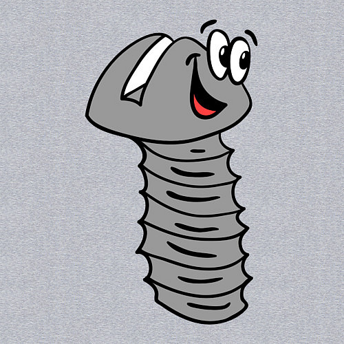 Мужской свитшот Влюбленный болт / Меланж – фото 3