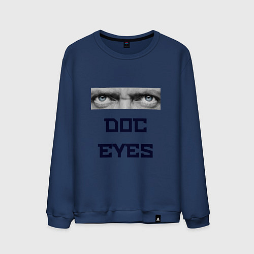 Мужской свитшот Doc Eyes / Тёмно-синий – фото 1