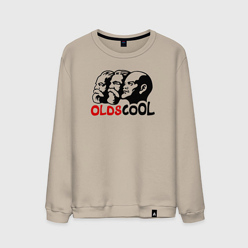 Мужской свитшот Oldscool USSR / Миндальный – фото 1