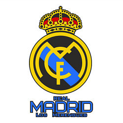 Свитшот хлопковый мужской Real Madrid, цвет: белый — фото 2