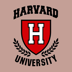 Свитшот хлопковый мужской Harvard University, цвет: пыльно-розовый — фото 2