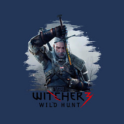 Свитшот хлопковый мужской The Witcher 3, цвет: тёмно-синий — фото 2