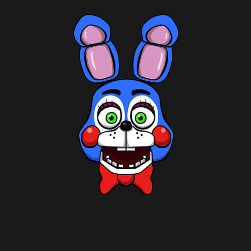Мужской свитшот Toy Bonnie FNAF / Черный – фото 3