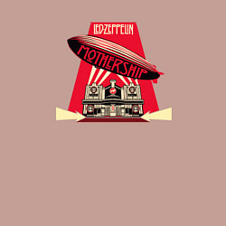 Свитшот хлопковый мужской LZ: Mothership, цвет: пыльно-розовый — фото 2