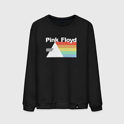 Свитшот хлопковый мужской Pink Floyd, цвет: черный