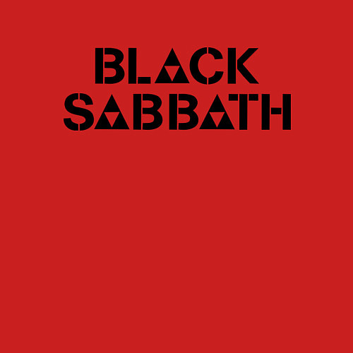 Мужской свитшот Black Sabbath / Красный – фото 3