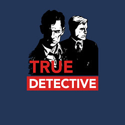 Свитшот хлопковый мужской True Detective, цвет: тёмно-синий — фото 2