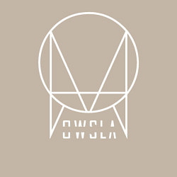 Свитшот хлопковый мужской OWSLA, цвет: миндальный — фото 2