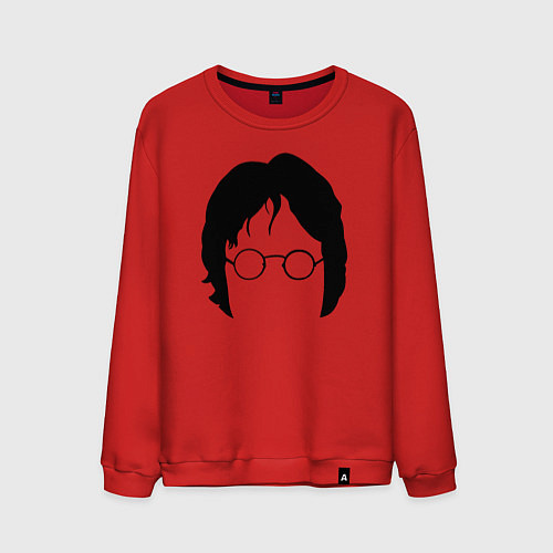 Мужской свитшот John Lennon: Minimalism / Красный – фото 1