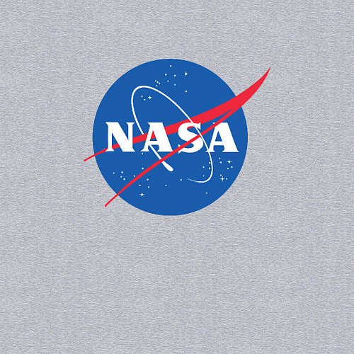 Мужской свитшот NASA: Logo / Меланж – фото 3