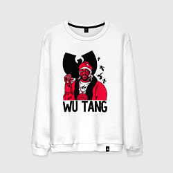 Свитшот хлопковый мужской Wu-Tang Clan: Street style, цвет: белый