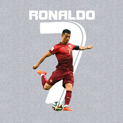 Свитшот хлопковый мужской Ronaldo 07, цвет: меланж — фото 2