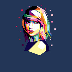 Свитшот хлопковый мужской Taylor Swift Art, цвет: тёмно-синий — фото 2
