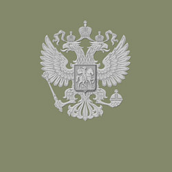 Свитшот хлопковый мужской Герб России, цвет: авокадо — фото 2