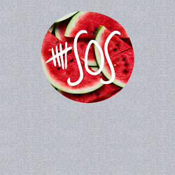 Свитшот хлопковый мужской 5SOS, цвет: меланж — фото 2