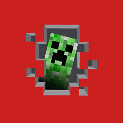 Свитшот хлопковый мужской Creeper Inside, цвет: красный — фото 2