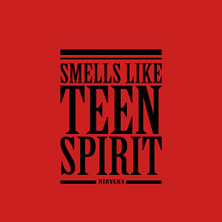 Свитшот хлопковый мужской Smells like teen spirit, цвет: красный — фото 2