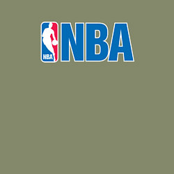 Свитшот хлопковый мужской NBA, цвет: авокадо — фото 2