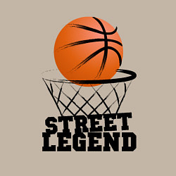 Свитшот хлопковый мужской Баскетбол, цвет: миндальный — фото 2