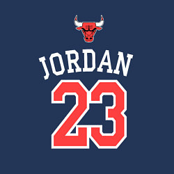 Свитшот хлопковый мужской Jordan 23, цвет: тёмно-синий — фото 2