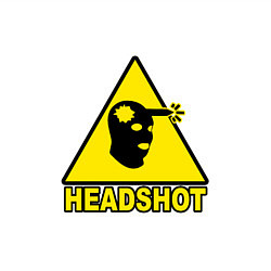 Свитшот хлопковый мужской Headshot CS:GO, цвет: белый — фото 2