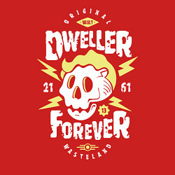 Свитшот хлопковый мужской Dweller Forever, цвет: красный — фото 2