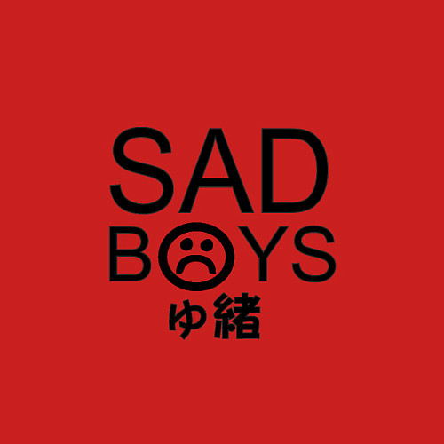 Мужской свитшот Sad Boys: Yung Lean / Красный – фото 3
