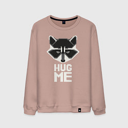 Мужской свитшот Raccoon: Hug me