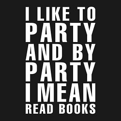 Свитшот хлопковый мужской I like to party ..., цвет: черный — фото 2