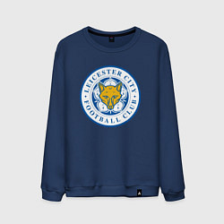Свитшот хлопковый мужской Leicester City FC, цвет: тёмно-синий