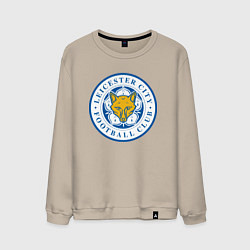 Свитшот хлопковый мужской Leicester City FC, цвет: миндальный