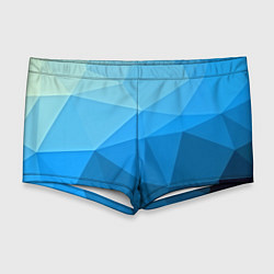 Мужские плавки Geometric blue, цвет: 3D-принт