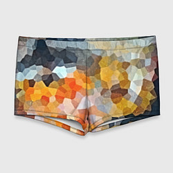 Мужские плавки Мозаика в блеске, цвет: 3D-принт