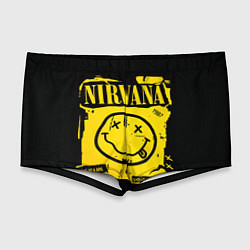 Мужские плавки Nirvana 1987, цвет: 3D-принт