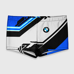 Мужские плавки BMW спортивная геометрия, цвет: 3D-принт