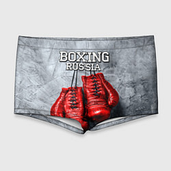 Мужские плавки Boxing Russia, цвет: 3D-принт