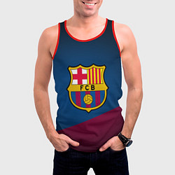 Майка-безрукавка мужская FCB Barcelona, цвет: 3D-красный — фото 2