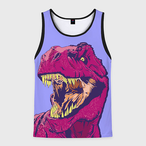 Мужская майка без рукавов Rex / 3D-Черный – фото 1