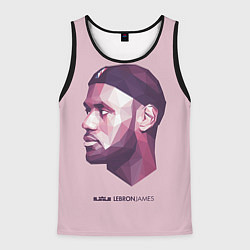 Майка-безрукавка мужская LeBron James: Poly Violet, цвет: 3D-черный