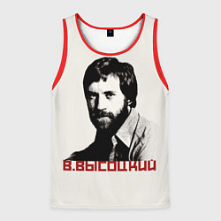 Майка-безрукавка мужская Высоцкий, цвет: 3D-красный