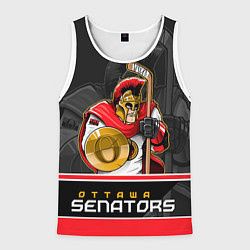 Майка-безрукавка мужская Ottawa Senators, цвет: 3D-белый