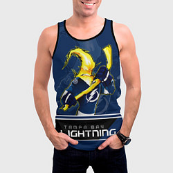 Майка-безрукавка мужская Bay Lightning, цвет: 3D-черный — фото 2