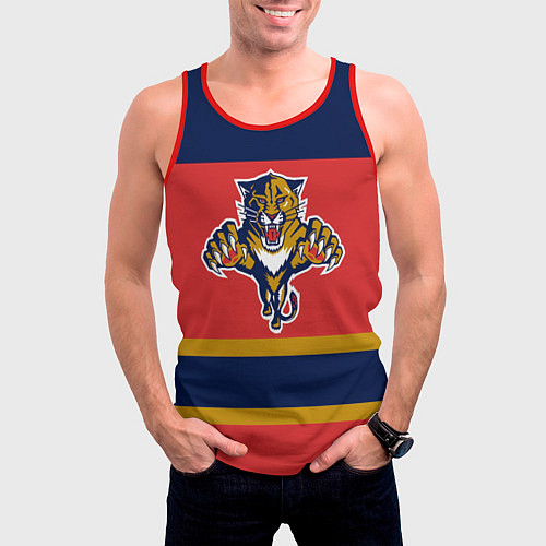 Мужская майка без рукавов Florida Panthers / 3D-Красный – фото 3