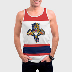 Майка-безрукавка мужская Florida Panthers, цвет: 3D-белый — фото 2